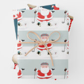 Golf-kerstpapier Inpakpapier Vel (In situ)