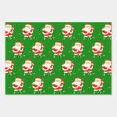 Golf-kerstpapier Inpakpapier Vel (Voorkant 3)