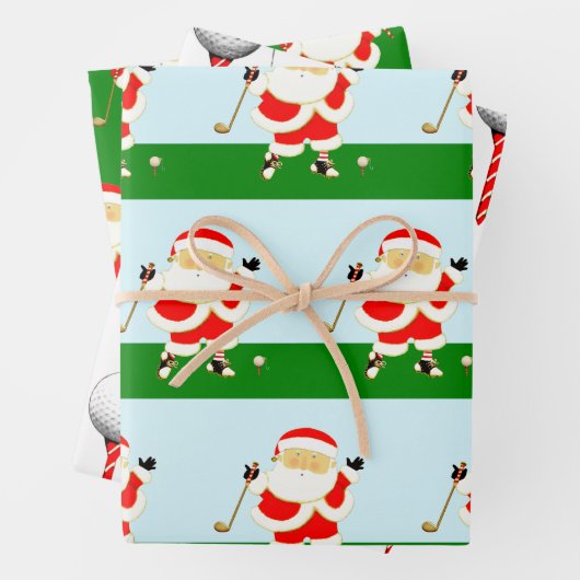 Golf-kerstpapier Inpakpapier Vel (In situ)