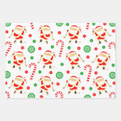 Golf-kerstpapier Inpakpapier Vel (Voorkant 2)