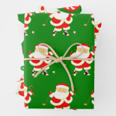 Golf-kerstpapier Inpakpapier Vel (In situ)