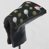 Golf Kerstthema Golfheadcover (3/4 voorkant)