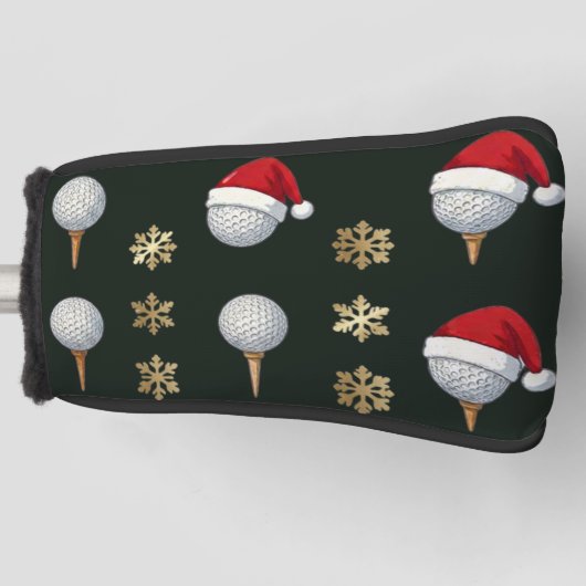 Golf Kerstthema Golfheadcover (Voorkant)