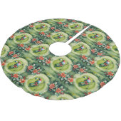 Golf Kerstthema op putting green Kerstboom Rok (Gekanteld)
