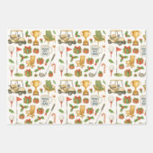 Golf Kerstthema voor Golf Vader Inpakpapier Vel (Voorkant)