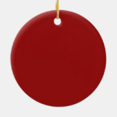 Golf Kerstthema voor golfer Keramisch Ornament (Achterkant)