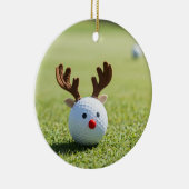 Golf Kerstthema voor Kerstmis Keramisch Ornament (Rechts)
