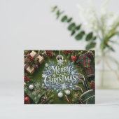 Golf Kerstvakantie Briefkaart (Staand voorkant)