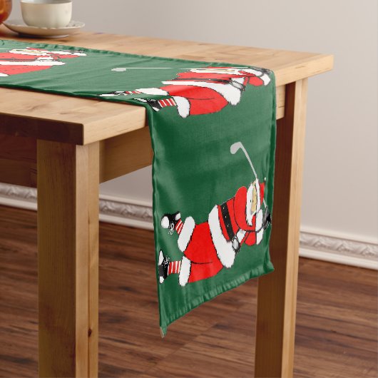 Golf Kerstvakantie Decoratie Korte Tafelloper (Voorbeeld)