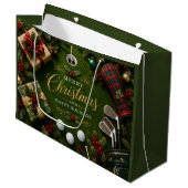 Golf Kerstvakantie Groot Cadeauzakje (Voorkant Gekanteld)