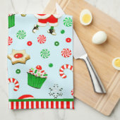 Golf Kerstvakantie Theedoek (Quarter Fold)