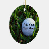 Golf-kerstversiering Keramisch Ornament (Rechts)