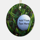 Golf-kerstversiering Keramisch Ornament (Links)