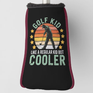Golf Kids Grappige Jonge Golfer & Golf Liefhebber  Golfheadcover