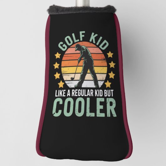 Golf Kids Grappige Jonge Golfer & Golf Liefhebber  Golfheadcover (Draai 90)