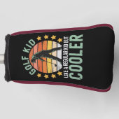 Golf Kids Grappige Jonge Golfer & Golf Liefhebber  Golfheadcover (Voorkant)