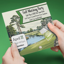 Golf kijken partij | Verjaardag | Pensionering