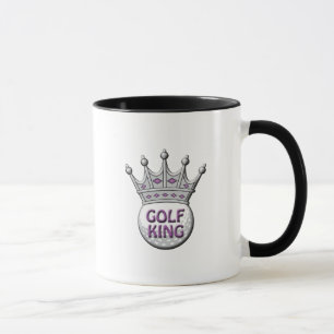 Golf King Vaderdag Dadism Gift Mok