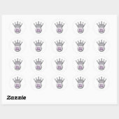 Golf King Vaderdag Dadism Gift Ronde Sticker (Vel)