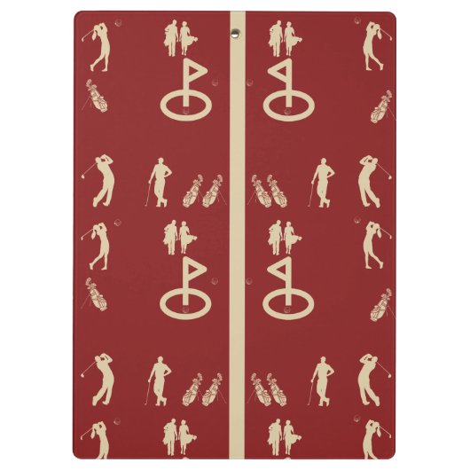 Golf Klembord (Achterkant)