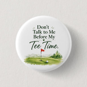 Golf Knoop Speld Sassy Golfer Humor Cadeau Ronde Button 3,2 Cm
