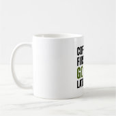 Golf Koffie eerst golf later Koffiemok (Links)