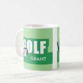 Golf koffiekopjes koffiemok (Voorkant links)