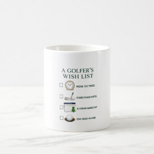 Golf koffiemok Golfer Humor Cadeau Golf Spreuk