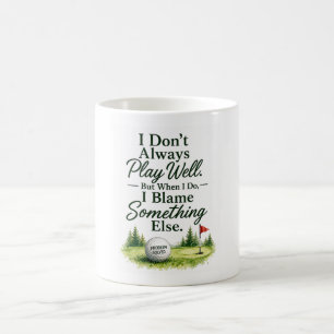 Golf Koffiemok Golfer Humor Cadeau Golf Spreuk