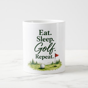 Golf Koffiemok Golfer Humor Cadeau Golf Spreuk Grote Koffiekop