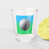 Golf kogelglas shot glas (Voorkant)