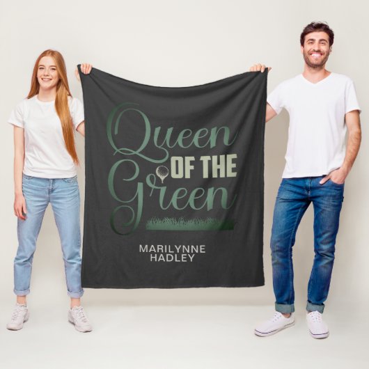 Golf Koningin Van De Green Fleece Deken (In situ)