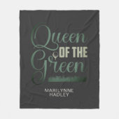 Golf Koningin Van De Green Fleece Deken (Voorkant)