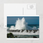 Golf kruipt over Shark's Cove Briefkaart (Voorkant / Achterkant)