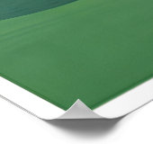 Golf Kunst Sportposter Golfer Print Kantoor (Hoek)