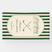 Golf "Laatste Swing voor de Ring" Bruidsontvangst Spandoek (Horizontaal)