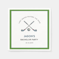 Golf "Laatste swing voor de ring" vrijgezellenfees