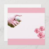 Golf Lady golfer houdt bal vast (Voorkant / Achterkant)