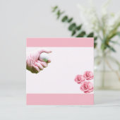 Golf Lady golfer houdt bal vast (Staand voorkant)