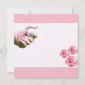 Golf Lady golfer houdt bal vast (Voorkant)