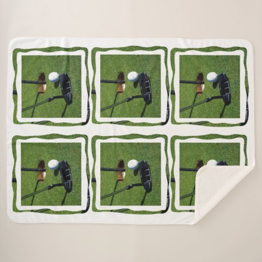 Golf, laten we dat stuk maken, sherpa deken (Voorkant (horizontaal))