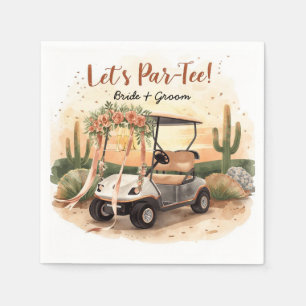 Golf Laten we Par-Tee! Golfhuwelijk in Arizona Servet