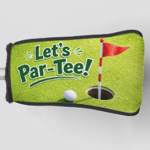Golf Laten we Par-Tee In het Putting Green Feestje