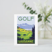 Golf ~ Lausanne Briefkaart (Staand voorkant)