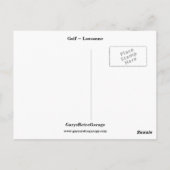 Golf ~ Lausanne Briefkaart (Achterkant)