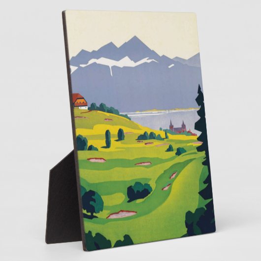  Golf Lausanne City-meer Zwitserland Fotoplaat (Zijkant)