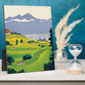  Golf Lausanne City-meer Zwitserland Fotoplaat (Zijkant)