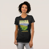 Golf Lausanne City-meer Zwitserland T-shirt (Voorkant volledig)