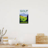 Golf ~ Lausanne Poster (Keuken)