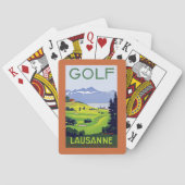 Golf ~ Lausanne Speelkaarten (Achterkant)